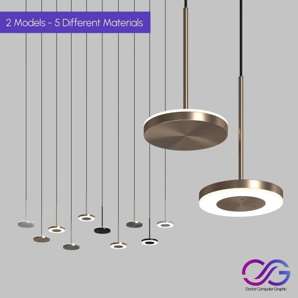 Panzeri Bella Suspension Lamp - DrCG Model No 28