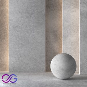 3 Decorative Concrete Plaster Material 8K (Seamless - Tileable) DrCG No 60