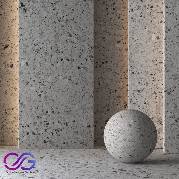 2 Mosaic Granite Material 8K (Seamless - Tileable) DrCG No 69