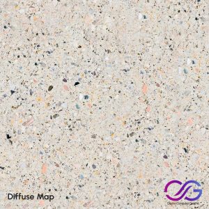 2 Mosaic Granite Material 8K (Seamless - Tileable) DrCG No 69