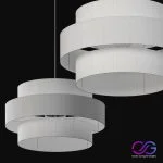 Souko Linen Pendant Shade Light 3D Model - Image 3