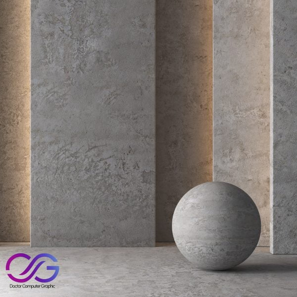 2 Aged Concrete Material 8K (Seamless - Tileable) DrCG No 56