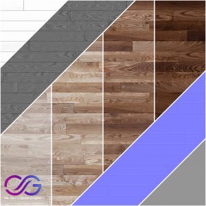 Wood (Parquet) Floor Set (PBR, Seamless) DrCG