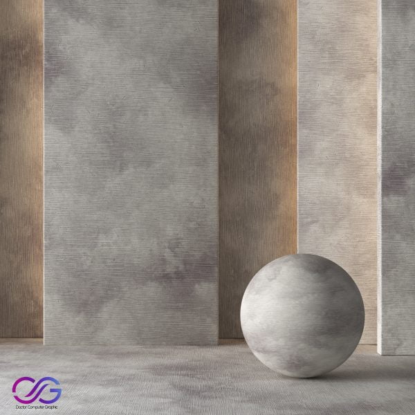Painted Plaster Material 8K 3 Variation (Seamless - Tileable) DrCG No 92