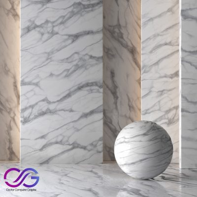 Set of 3 Marble Material 8K (Seamless, Tileable) DrCG No 70